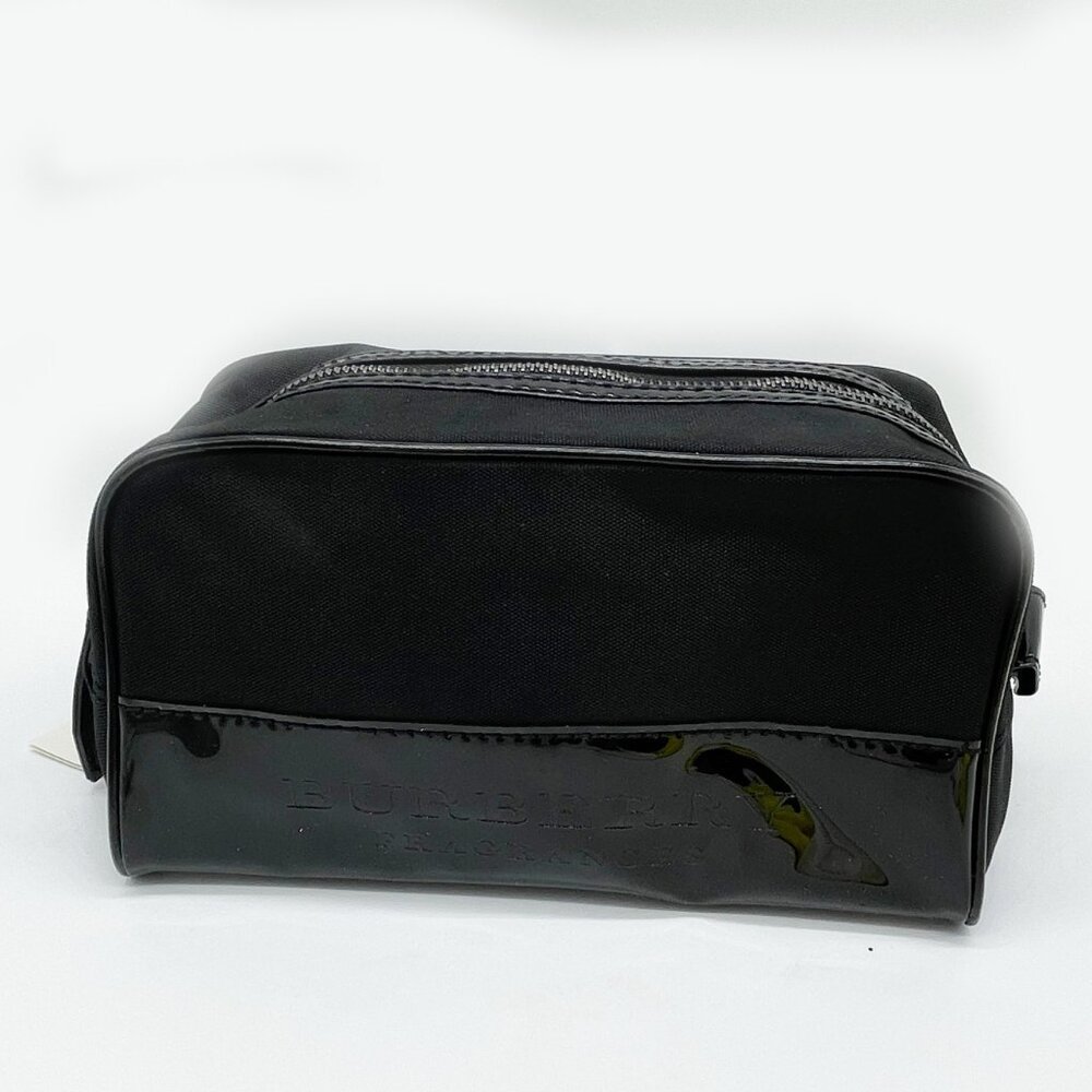 Burberry Fragrances Black Makeup Cosmetics Toiletry Travel Bag Waterproof